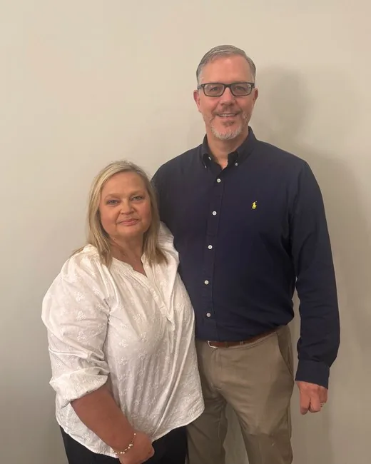 Brad Lindsey, Senior Pastor, with his wife Marcie